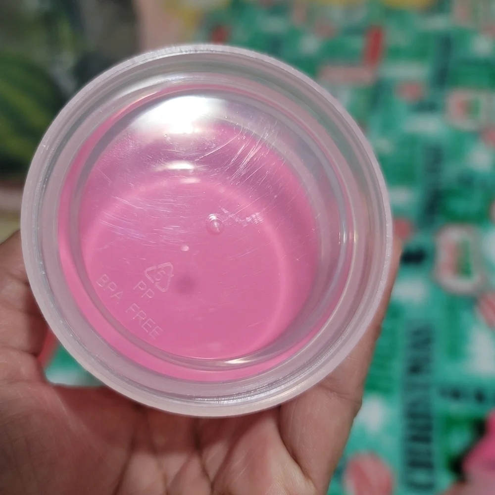 Pink and Clear Stackable Formula / Food Containers For Baby Gil